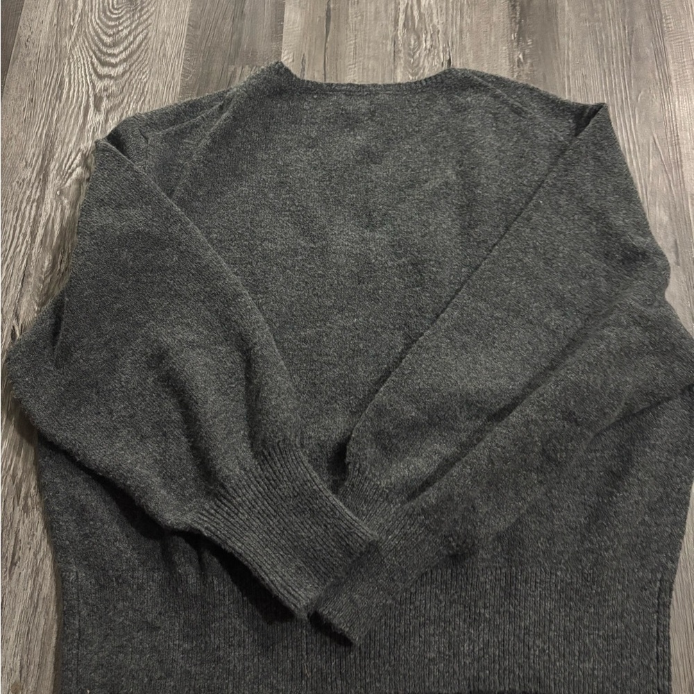 a new day Charcoal V-Neck Sweater - Picture 4 of 4